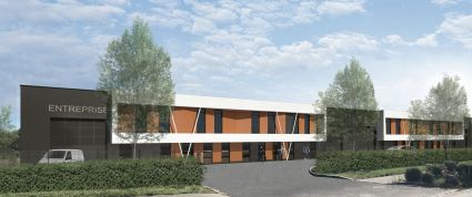 Construction d'un hôtel d'entreprises à Auneau-Bleury-Saint-Symphorien