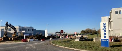Lancement du giratoire de la zone d'activités de la Vieille Forge à Mignières